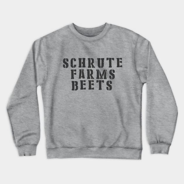 Schrute Farms Beets Crewneck Sweatshirt by Bigfinz